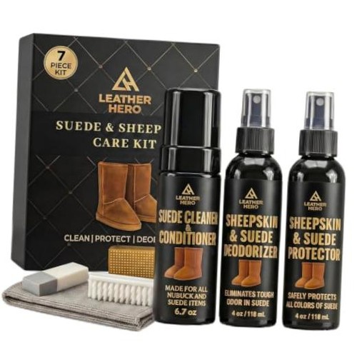 Suede sheepskin cleaning kit - suede, &